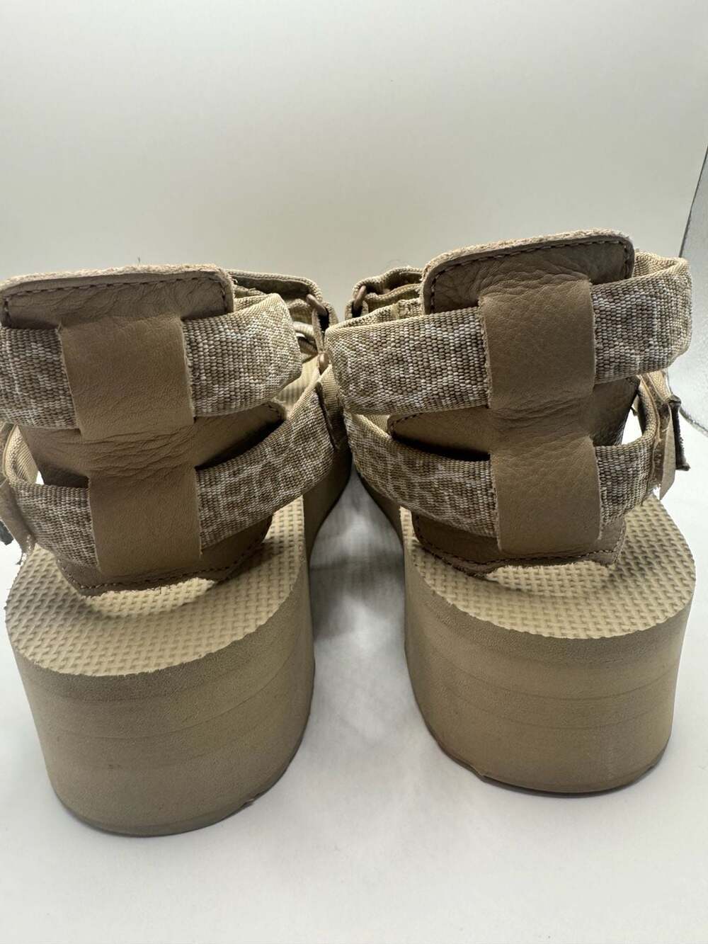 Teva Women's Flatform Mevia Sandals in Dorinda Sesame Multi 9 - Picture 6 of 10
